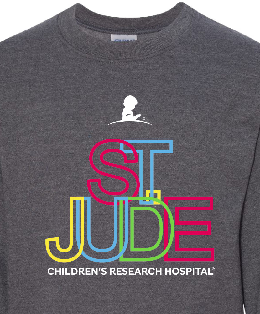 Youth St. Jude Outlined Sweatshirt